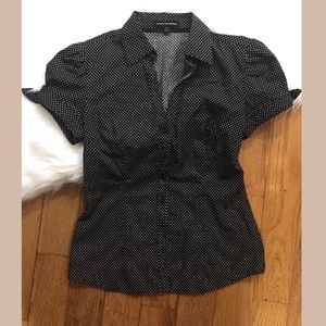 ❤️SALE!! Express blouse polka dots Size Small
